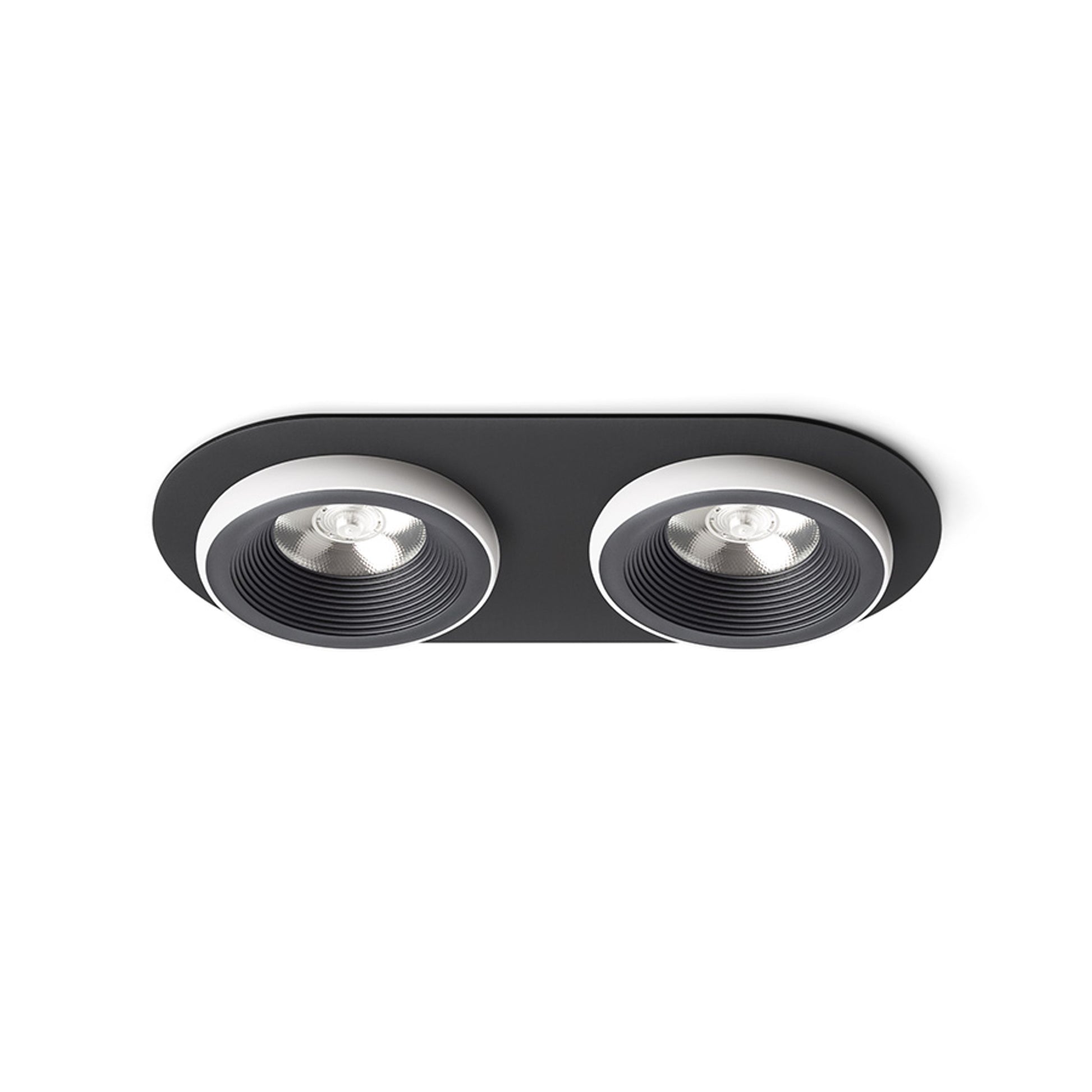 RENDL recessed light SHARM R II recessed black/white 230V LED 2x10W 24° 3000K R14573 1