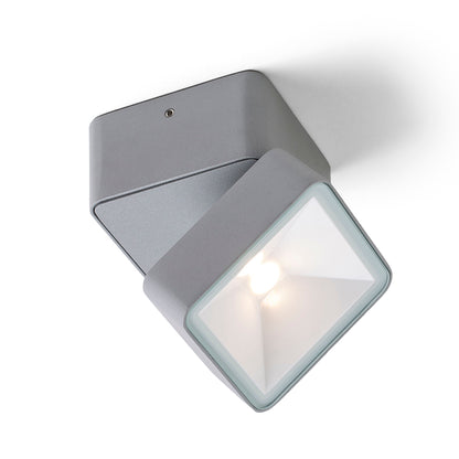 RENDL outdoor lamp FLAVIO SQ surface mounted light grey 230V LED 6W 110° IP54 3000K R14591 1