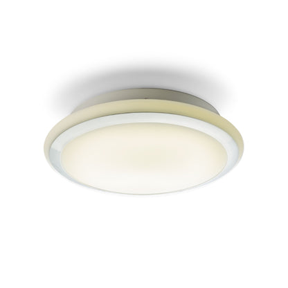 RENDL surface mounted lamp AREA LED ceiling opal-colored glass/chrome 230V LED 24W IP44 3000K R14610 1